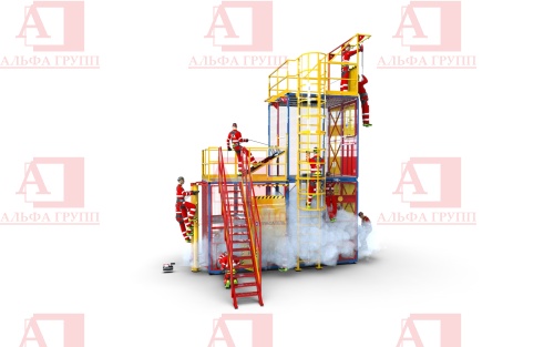 Учебно-тренировочный полигон СПАСАТЕЛЬ ПС15-02-5-03 от АЛЬФА ГРУПП для практических занятий на высоте и в замкнутом пространстве с применением средств индивидуальной защиты и стационарных анкерных систем.   Учебно-тренировочный полигон СПАСАТЕЛЬ ПС15-02-5-03 от АЛЬФА ГРУПП для практических занятий на высоте и в замкнутом пространстве с применением средств индивидуальной защиты и стационарных анкерных систем.